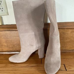 Chinese Laundry Tan suede calf boots